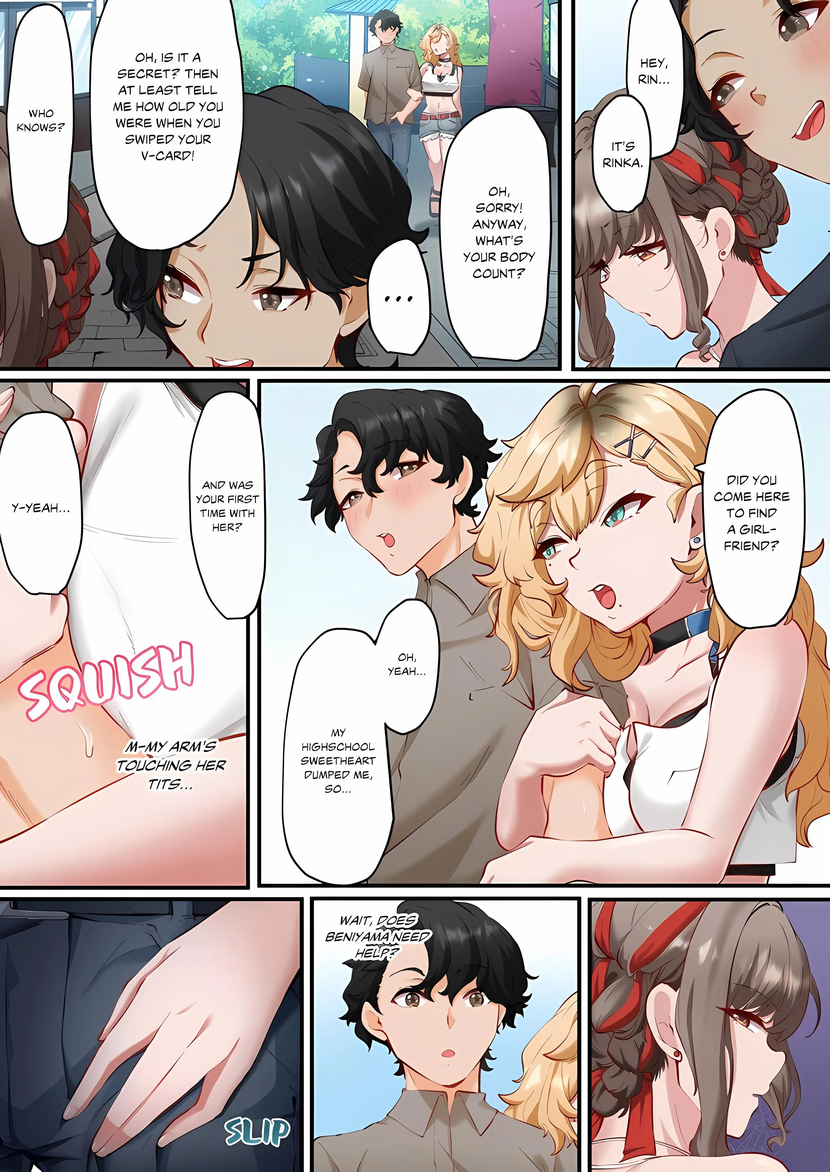 Hot Spring Love Affair I M Looking For A Girlfriend But These Girls Just Want Sex Chapter 1 - Page 7