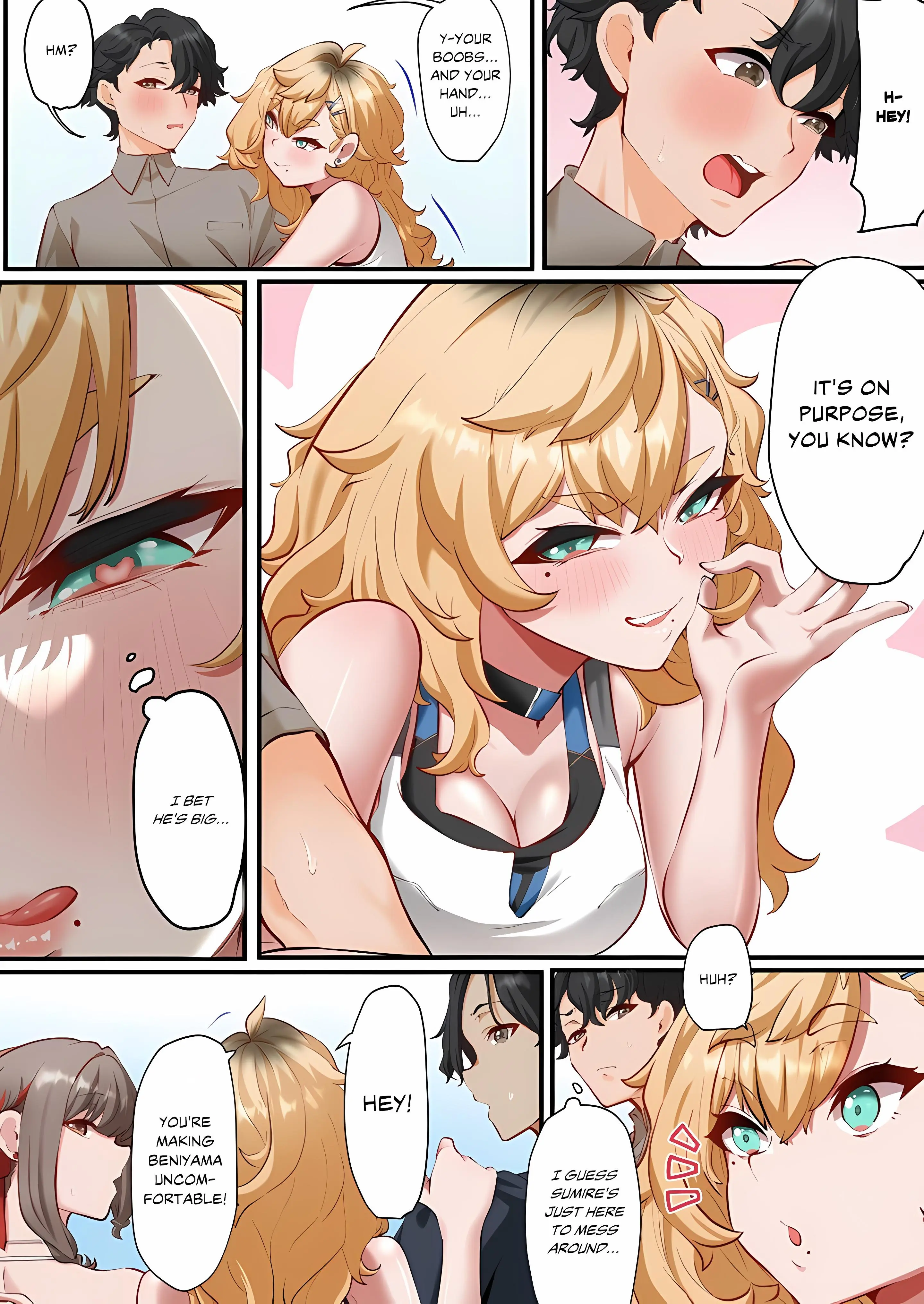 Hot Spring Love Affair I M Looking For A Girlfriend But These Girls Just Want Sex Chapter 1 - Page 8