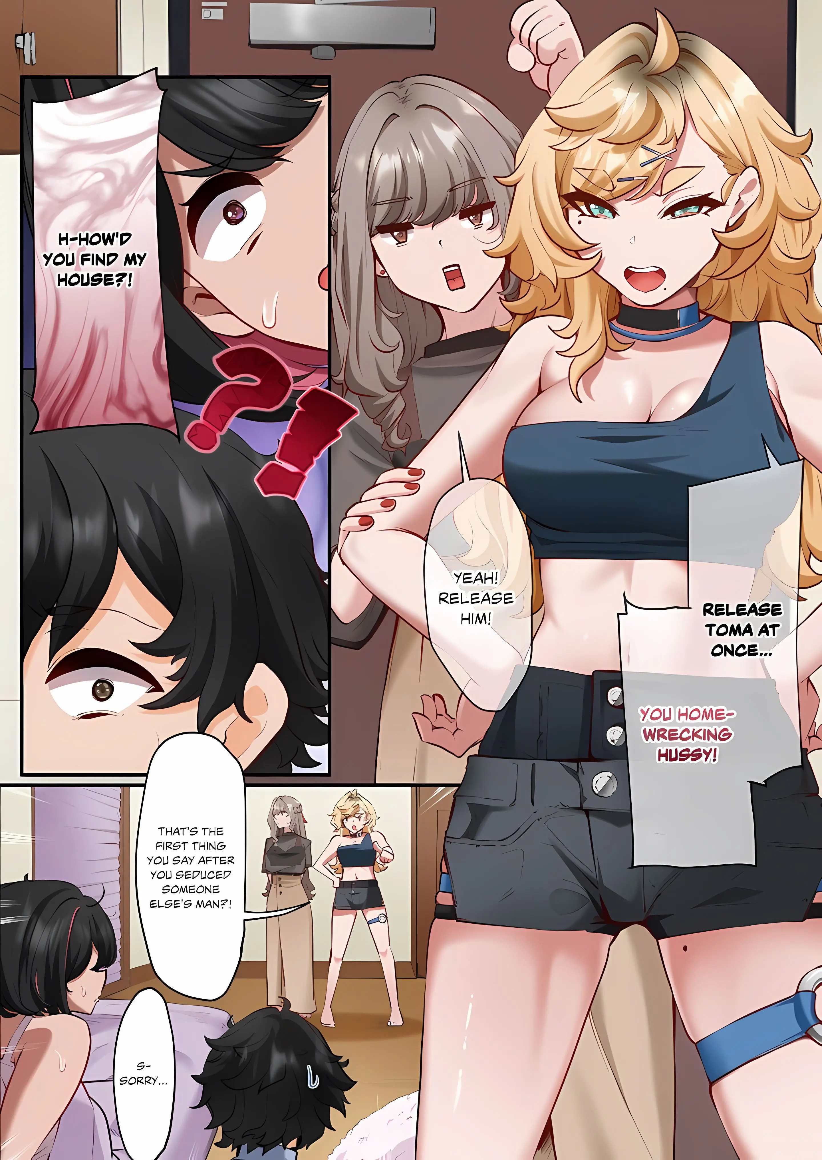 Hot Spring Love Affair I M Looking For A Girlfriend But These Girls Just Want Sex Chapter 13 - Page 1
