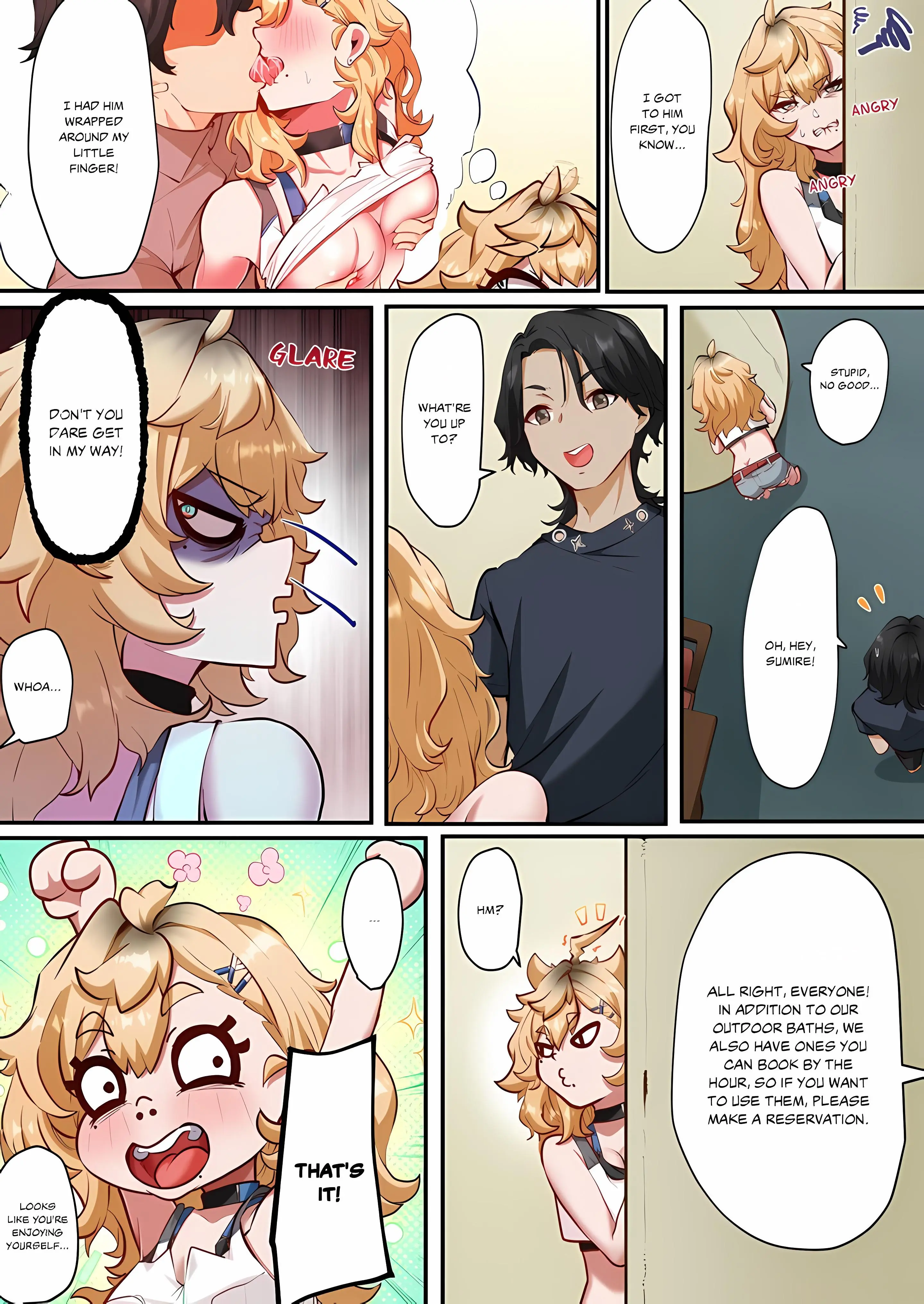 Hot Spring Love Affair I M Looking For A Girlfriend But These Girls Just Want Sex Chapter 4 - Page 7