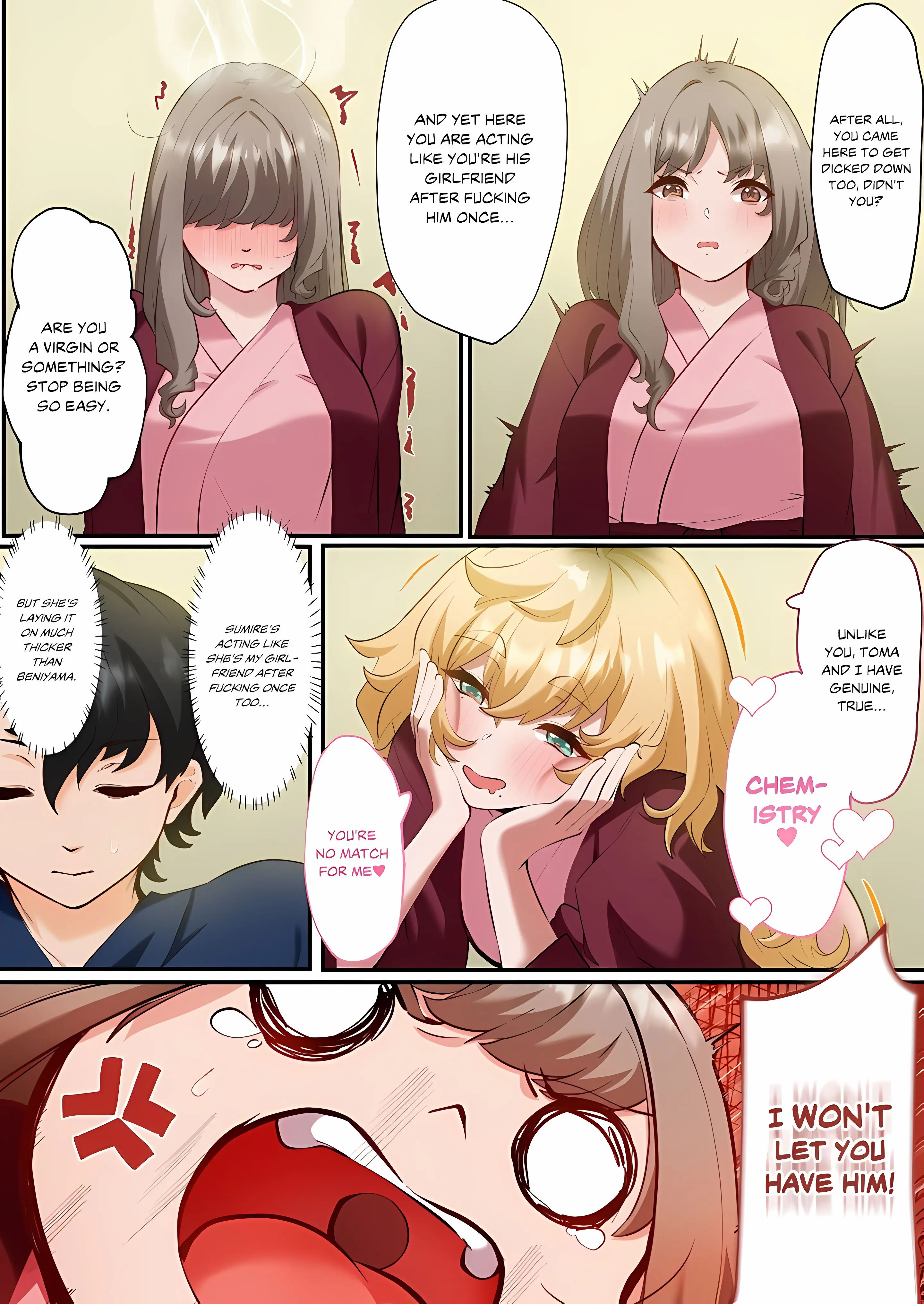 Hot Spring Love Affair I M Looking For A Girlfriend But These Girls Just Want Sex Chapter 7 - Page 4