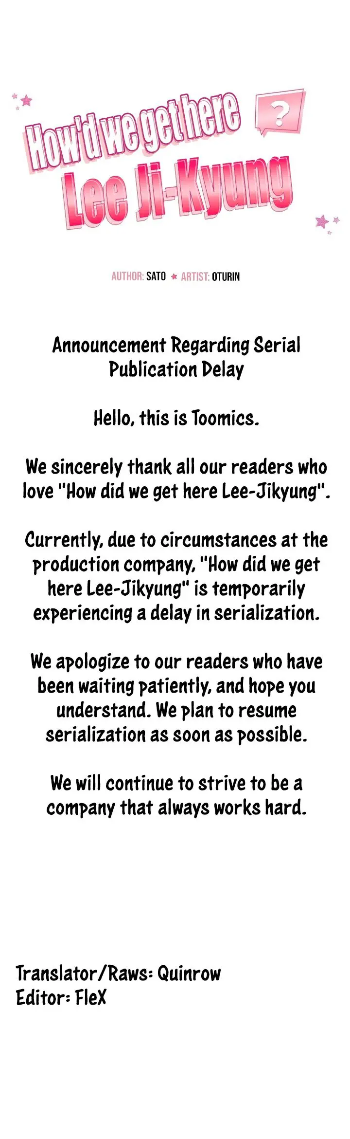 How Did We Get Here Lee Ji Kyung Chapter 18.5 - Page 1