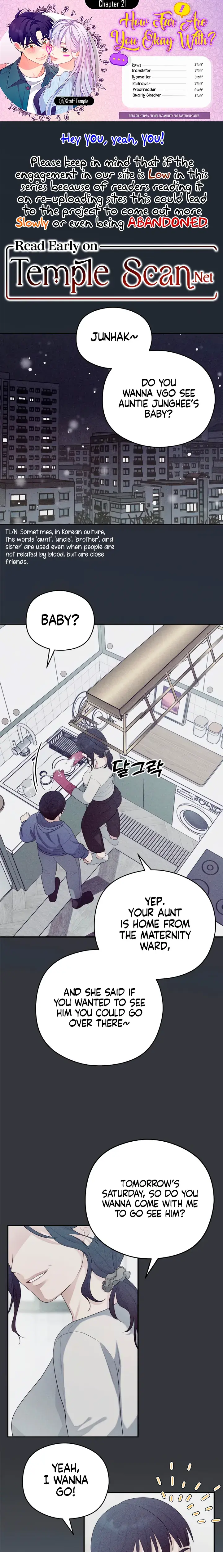 How Far Are You Okay With Chapter 21 - Page 1