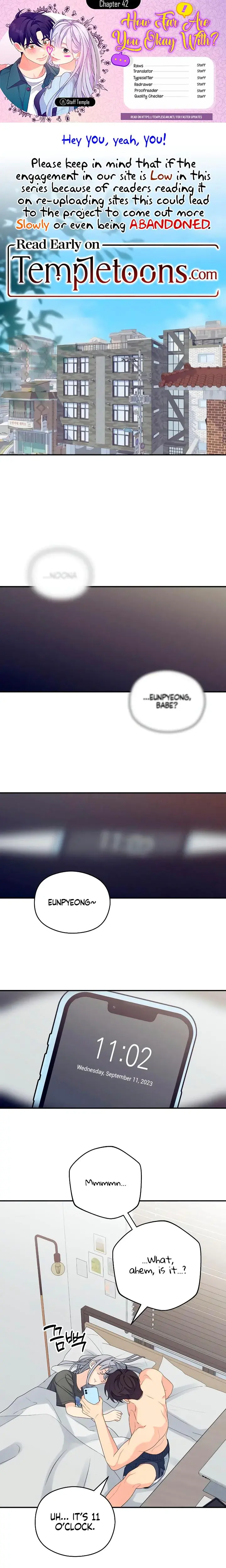 How Far Are You Okay With Chapter 42 - Page 1