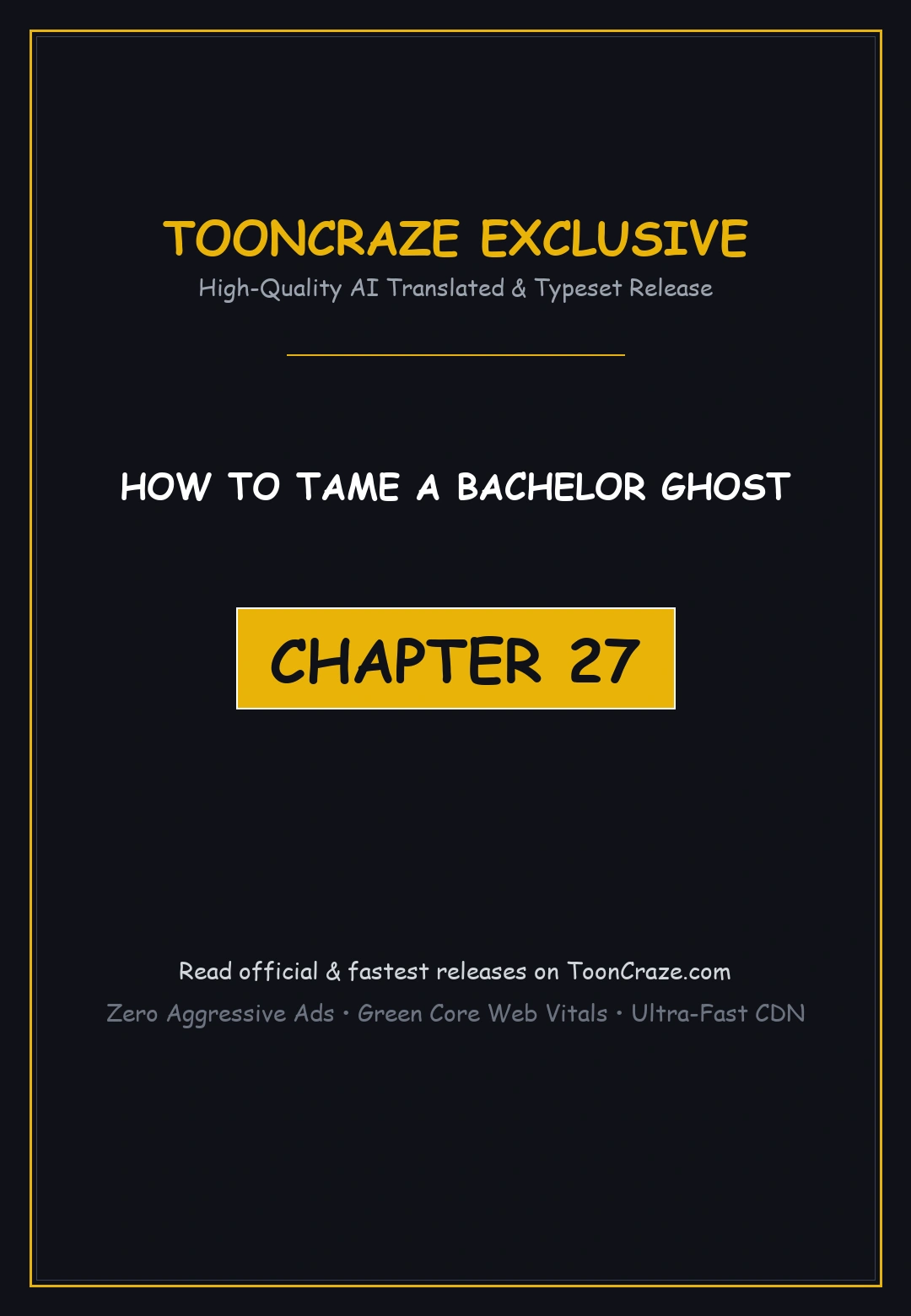 How To Tame A Bachelor Ghost Chapter 27 - Page 1