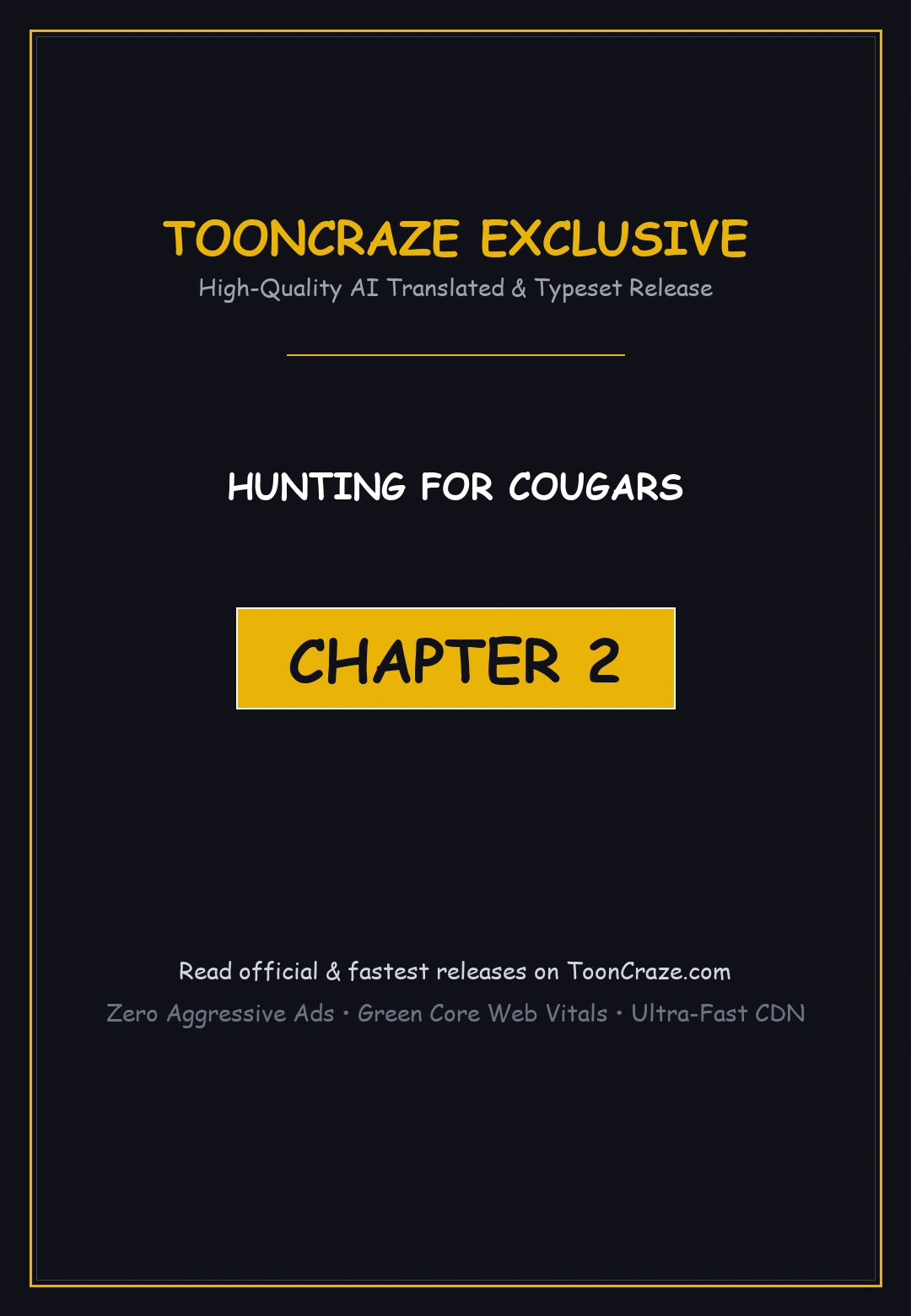 Hunting For Cougars Chapter 2 - Page 1