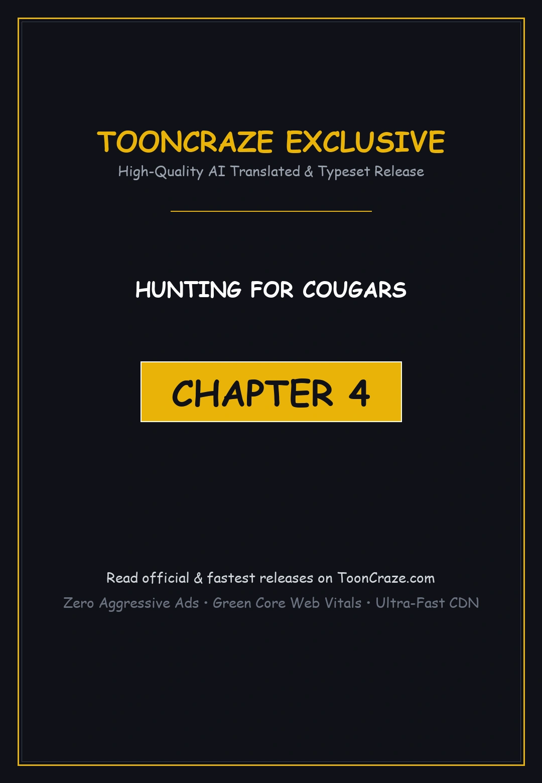 Hunting For Cougars Chapter 4 - Page 1