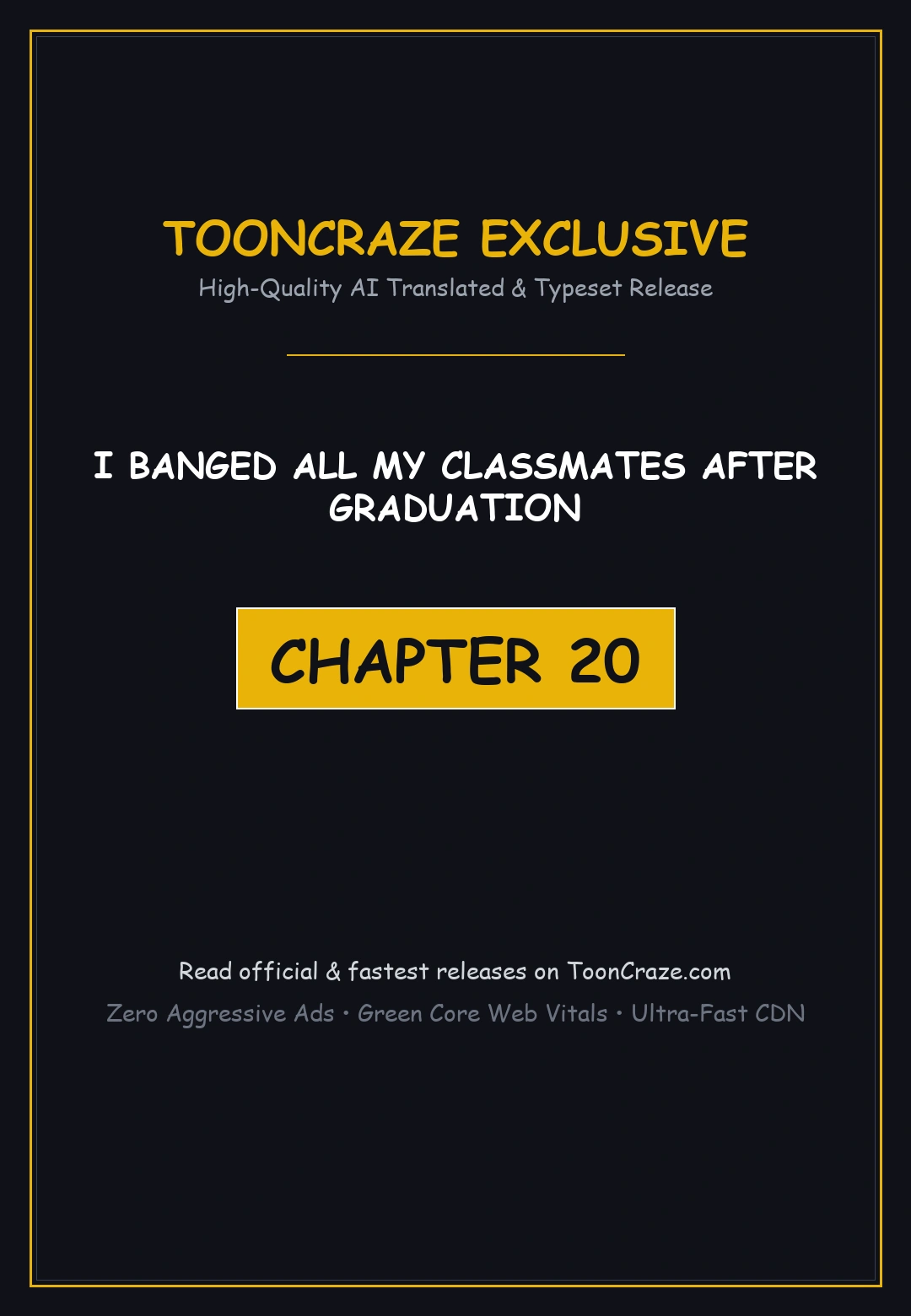 I Banged All My Classmates After Graduation Chapter 20 - Page 1