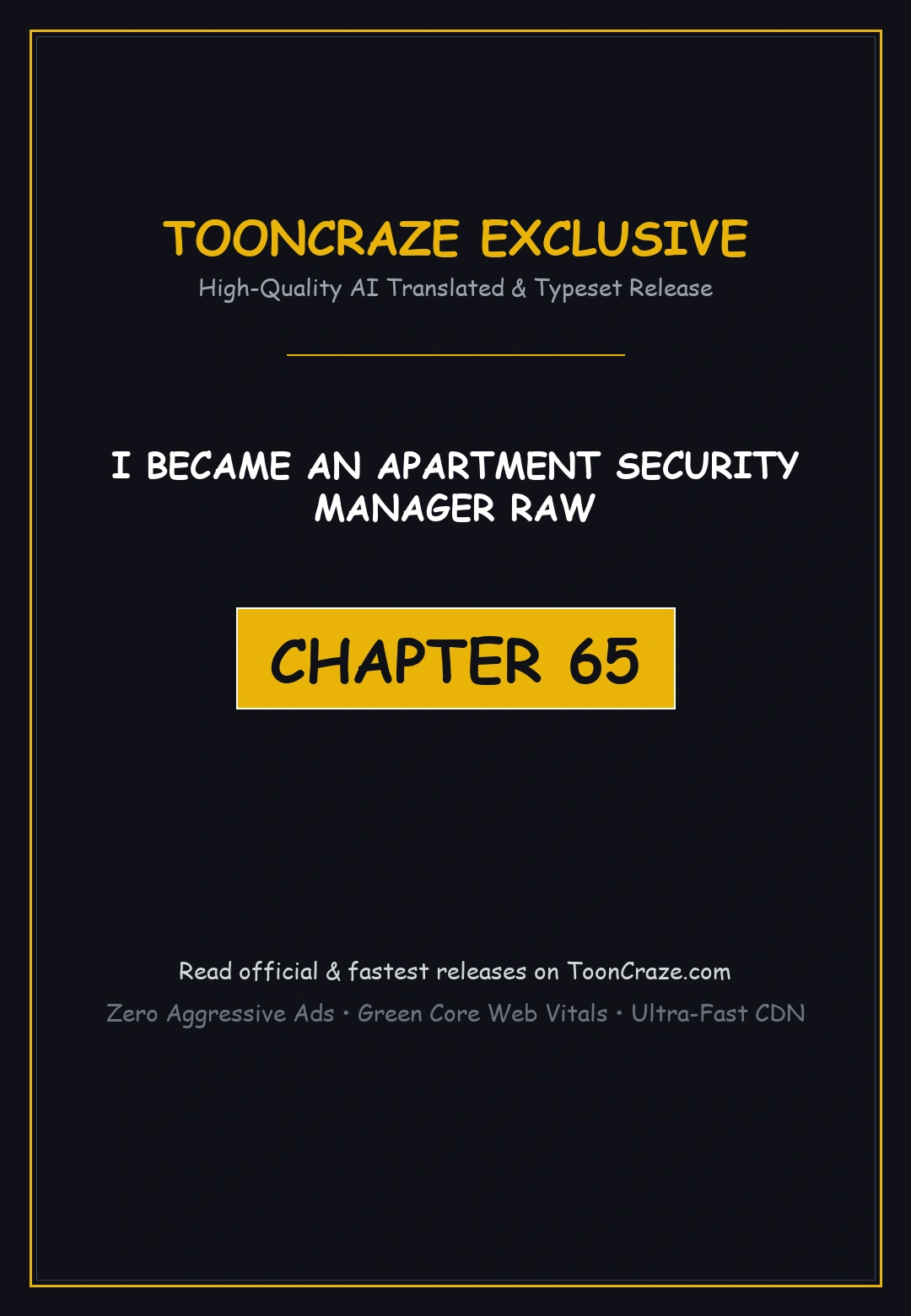 I Became An Apartment Security Manager Raw Chapter 65 - Page 1