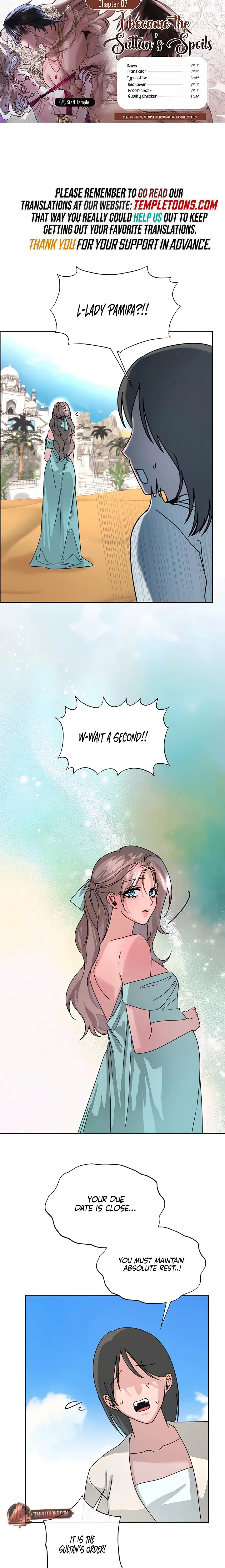 I Became The Sultans Spoils Chapter 7 - Page 1