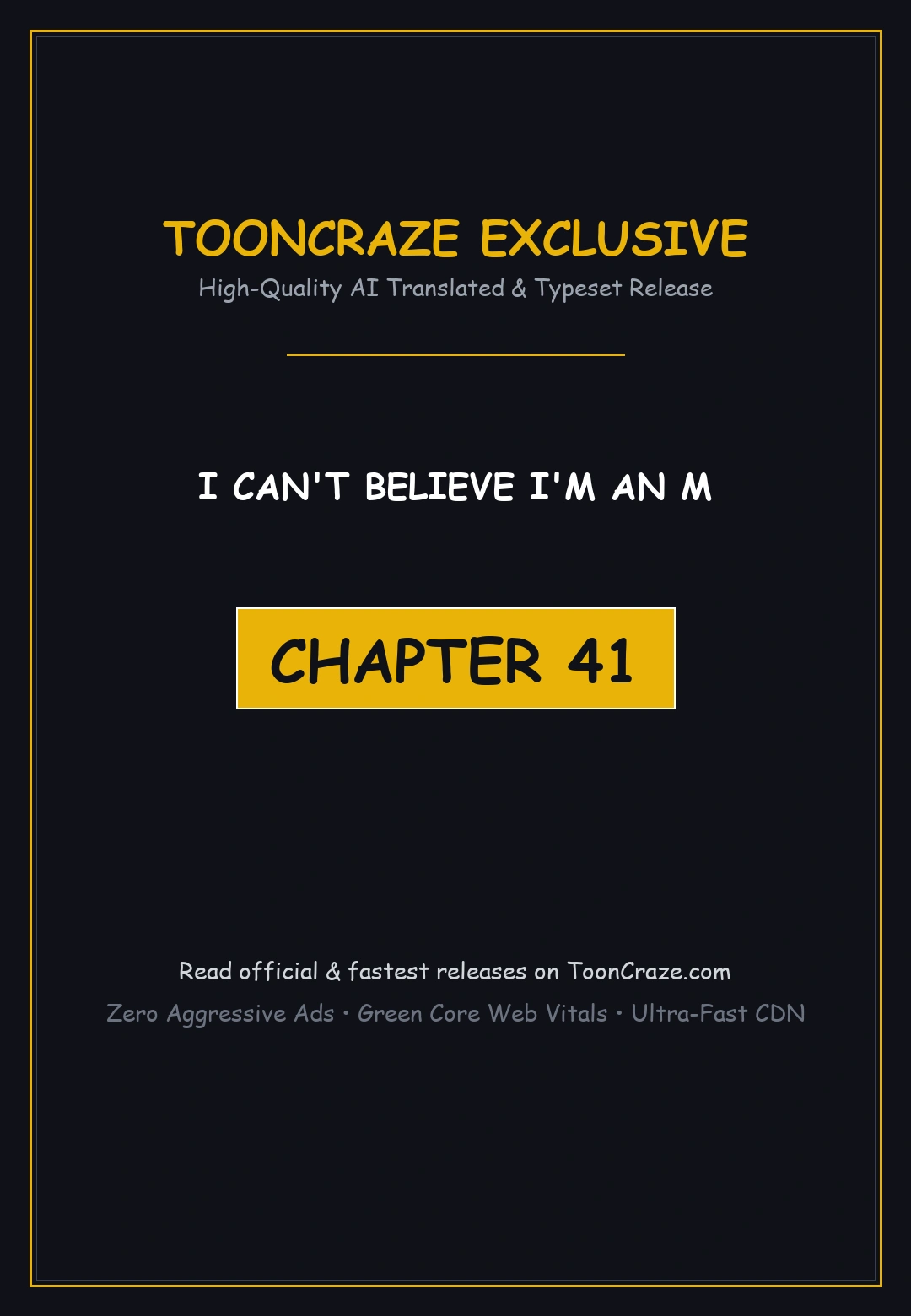 I Can T Believe I M An M Chapter 41 - Page 1