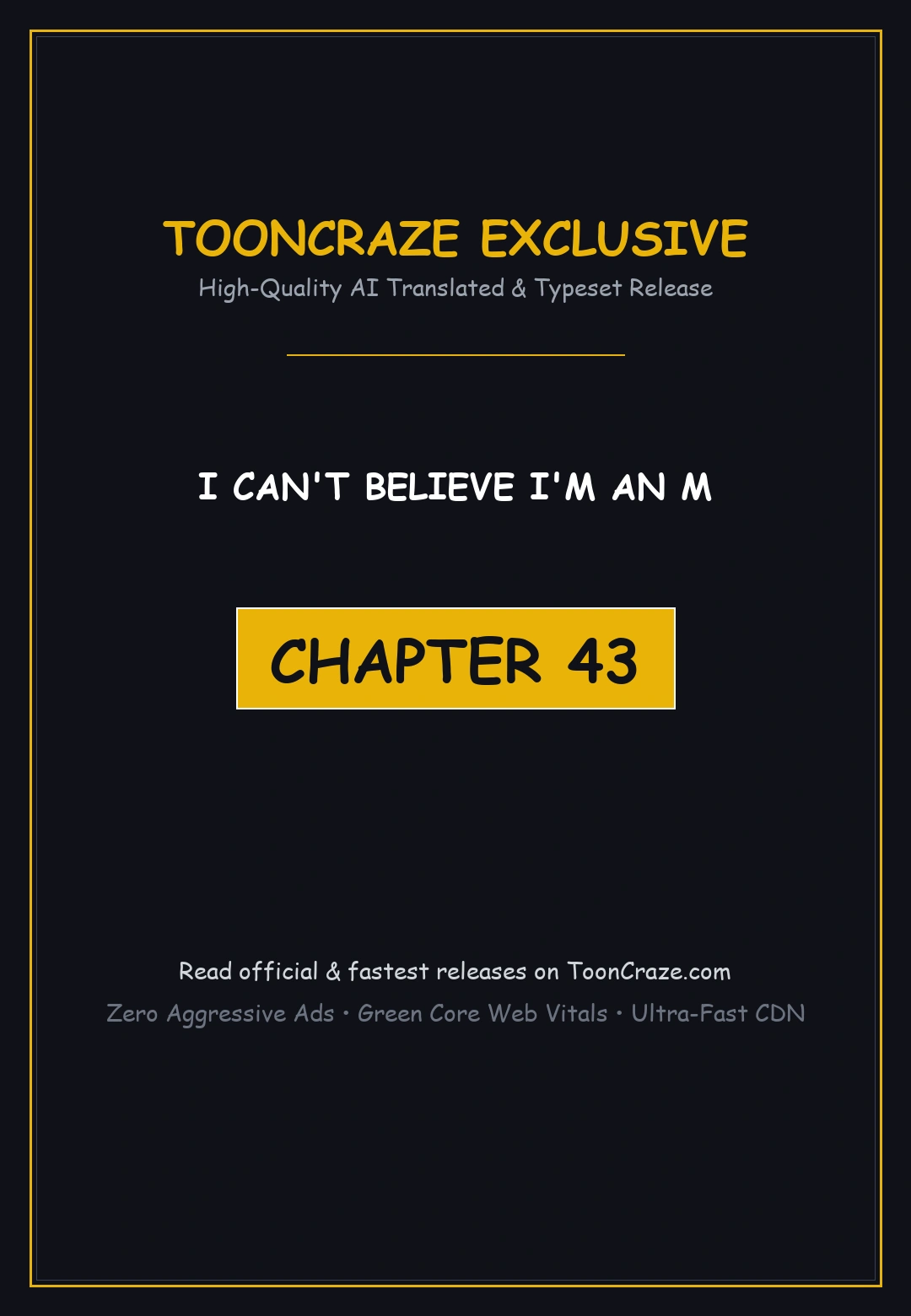 I Can T Believe I M An M Chapter 43 - Page 1