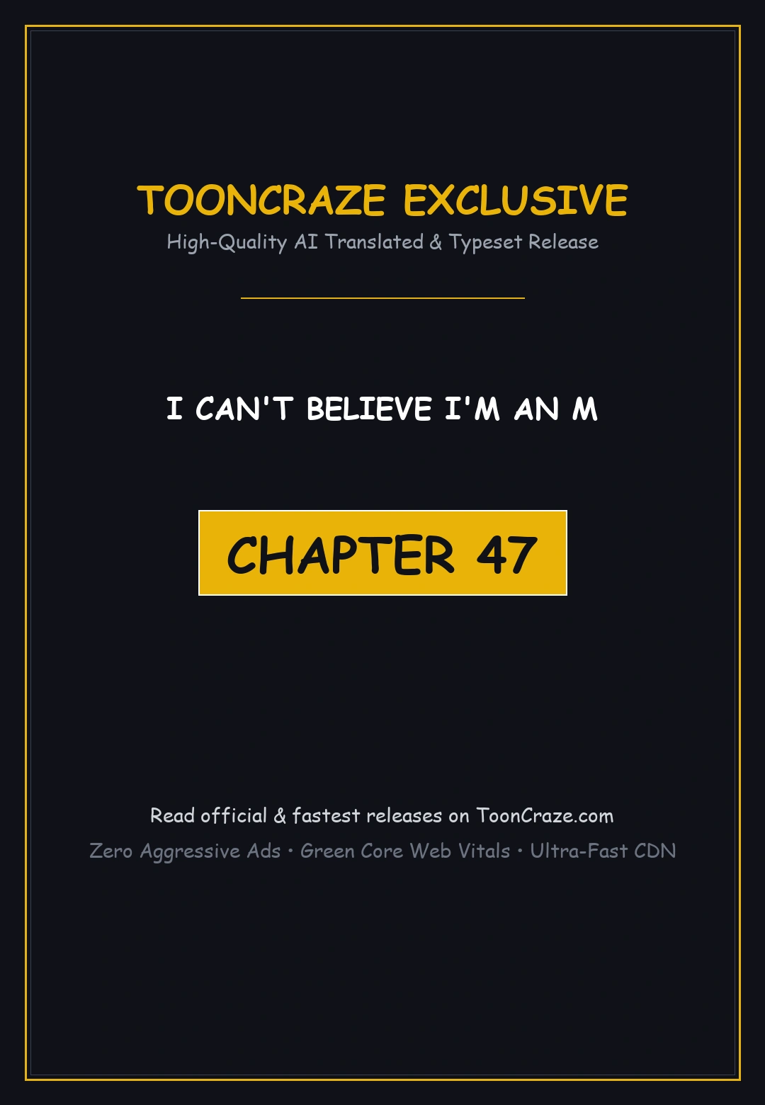 I Can T Believe I M An M Chapter 47 - Page 1