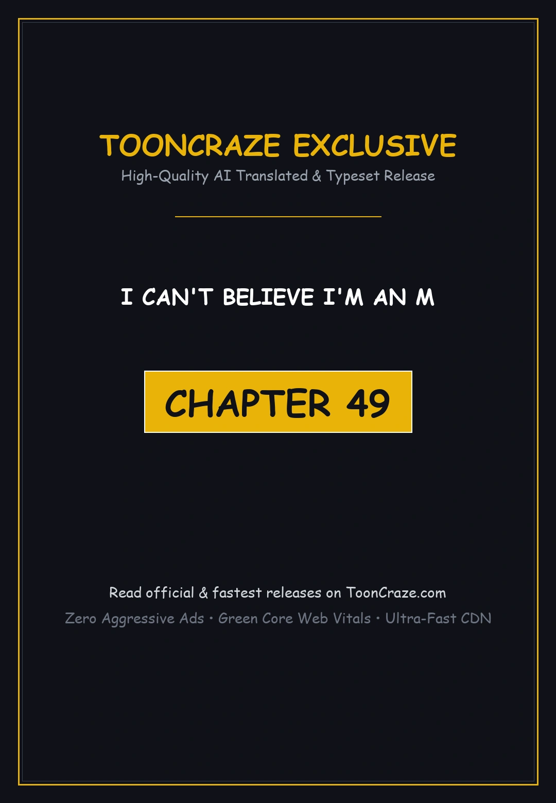 I Can T Believe I M An M Chapter 49 - Page 1