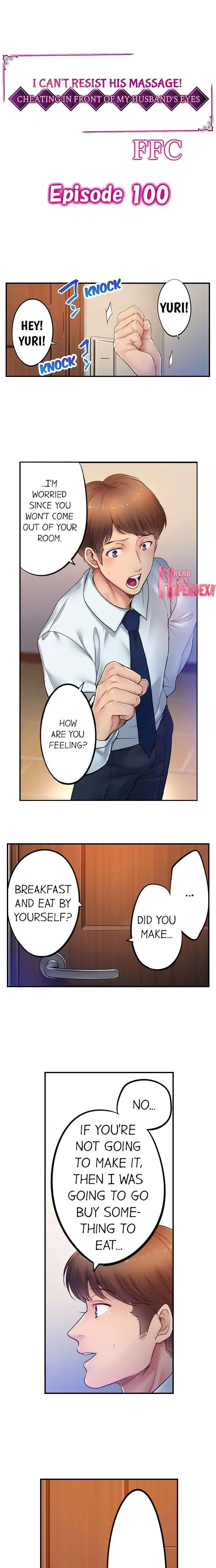 I Can T Resist His Massage Cheating In Front Of My Husbands Eyes Chapter 100 - Page 1