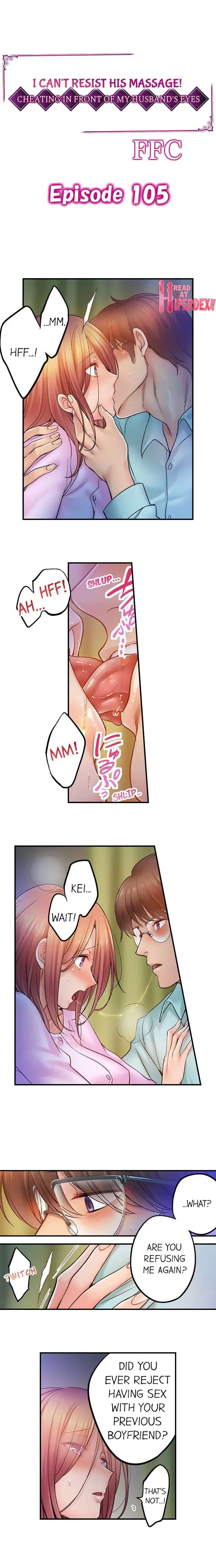 I Can T Resist His Massage Cheating In Front Of My Husbands Eyes Chapter 105 - Page 1