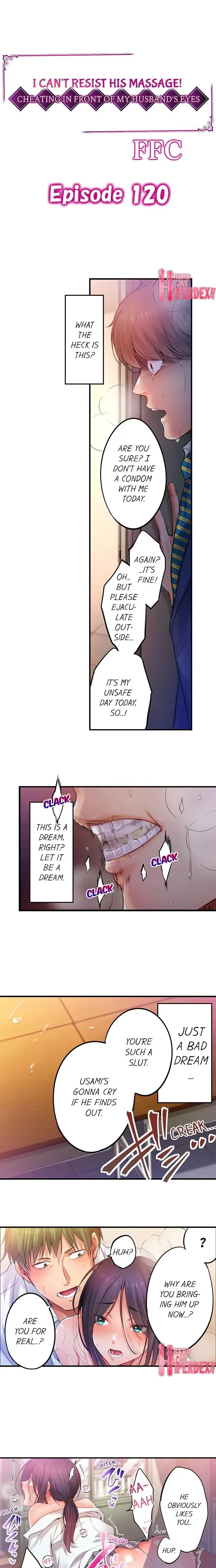 I Can T Resist His Massage Cheating In Front Of My Husbands Eyes Chapter 120 - Page 1