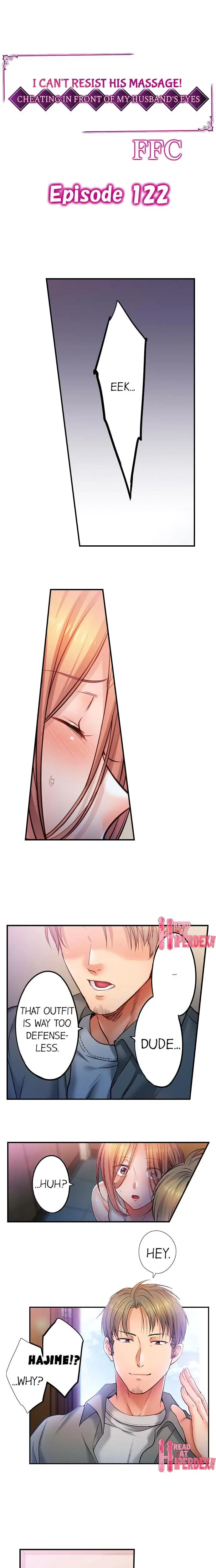 I Can T Resist His Massage Cheating In Front Of My Husbands Eyes Chapter 122 - Page 1