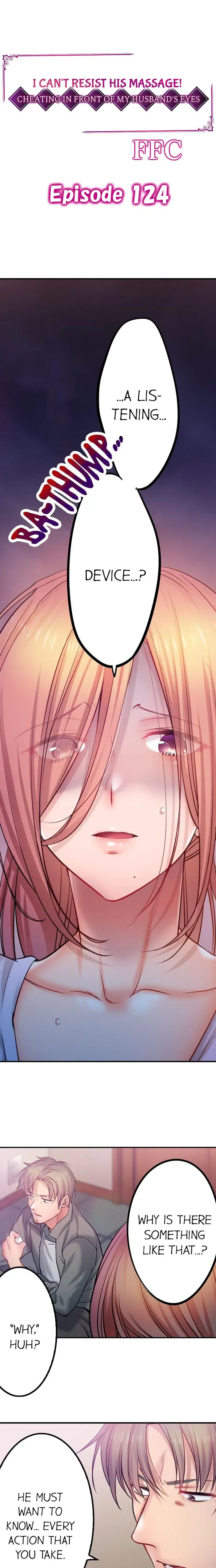 I Can T Resist His Massage Cheating In Front Of My Husbands Eyes Chapter 124 - Page 1