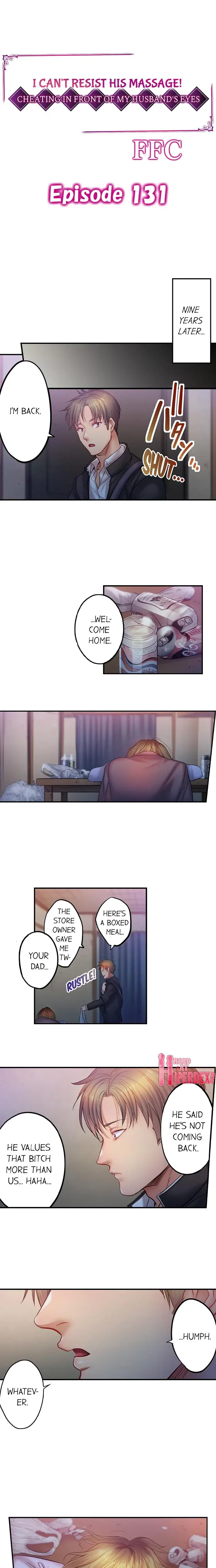 I Can T Resist His Massage Cheating In Front Of My Husbands Eyes Chapter 131 - Page 1