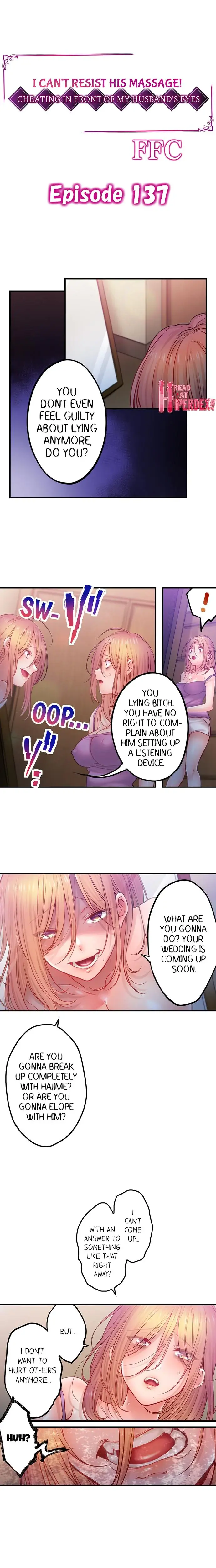 I Can T Resist His Massage Cheating In Front Of My Husbands Eyes Chapter 137 - Page 1