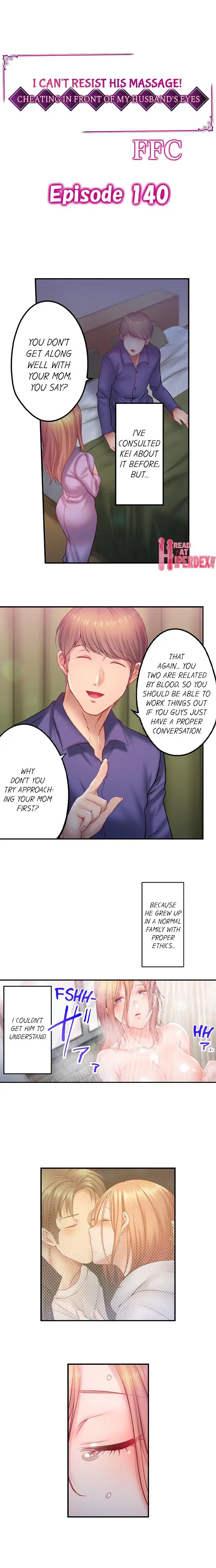 I Can T Resist His Massage Cheating In Front Of My Husbands Eyes Chapter 140 - Page 1