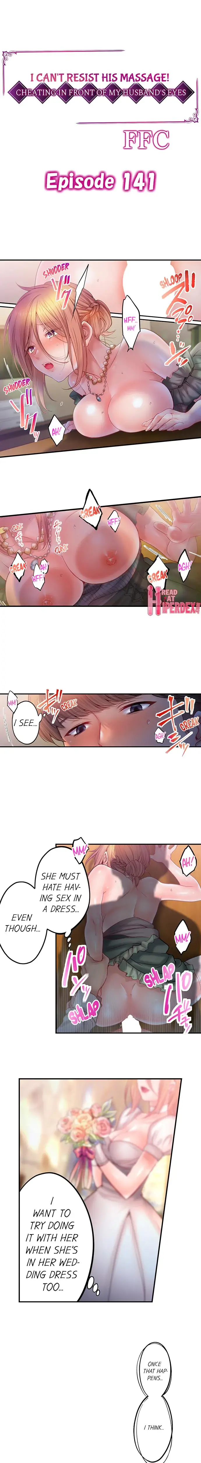 I Can T Resist His Massage Cheating In Front Of My Husbands Eyes Chapter 141 - Page 1