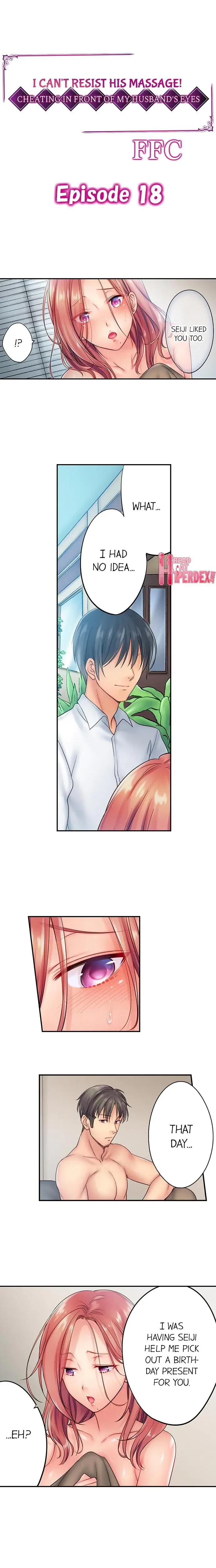 I Can T Resist His Massage Cheating In Front Of My Husbands Eyes Chapter 18 - Page 1