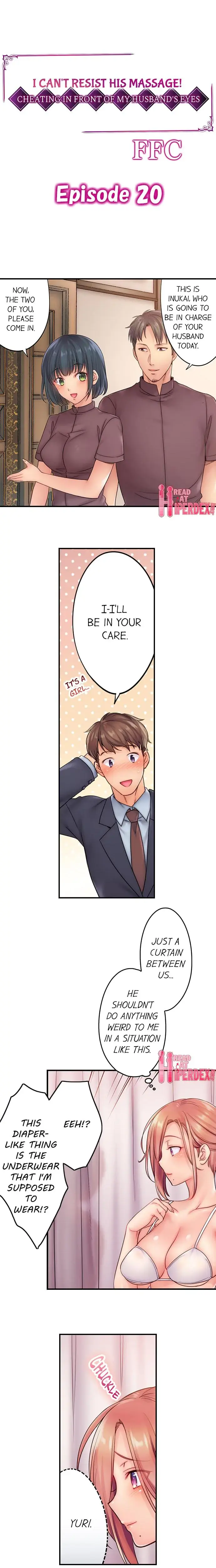 I Can T Resist His Massage Cheating In Front Of My Husbands Eyes Chapter 20 - Page 1