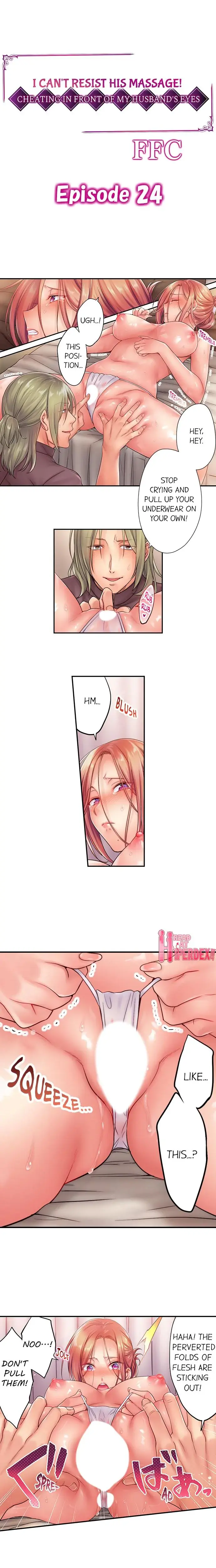 I Can T Resist His Massage Cheating In Front Of My Husbands Eyes Chapter 24 - Page 1