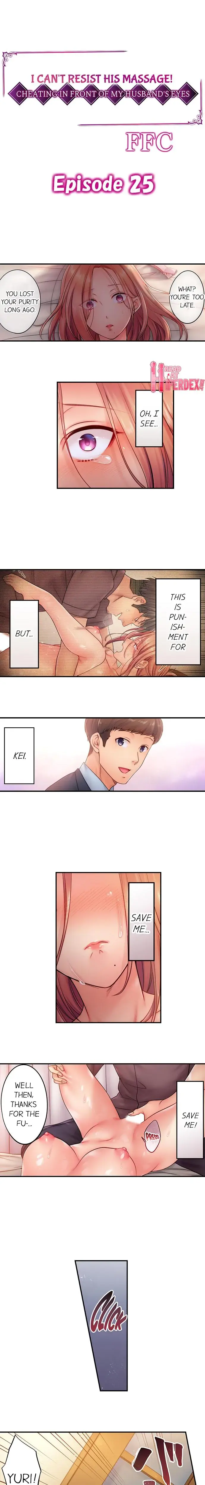 I Can T Resist His Massage Cheating In Front Of My Husbands Eyes Chapter 25 - Page 1