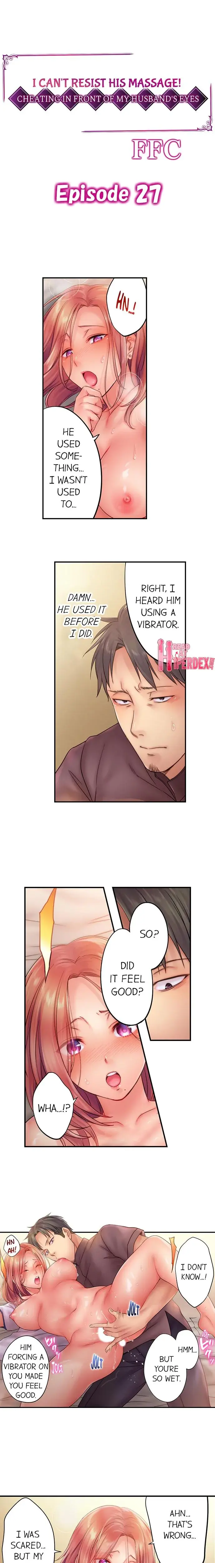 I Can T Resist His Massage Cheating In Front Of My Husbands Eyes Chapter 27 - Page 1