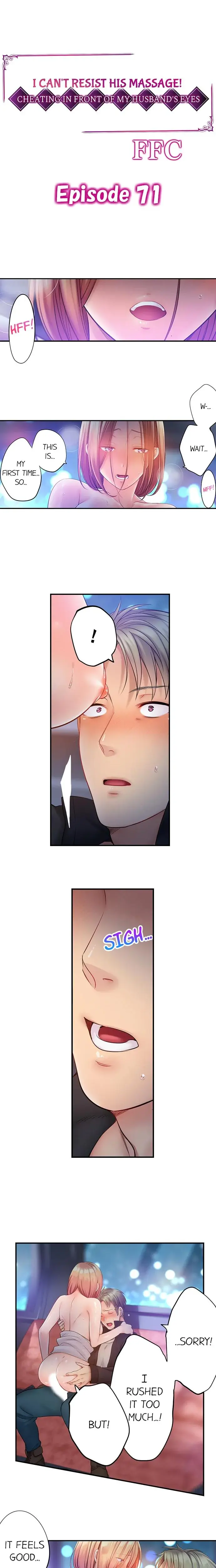 I Can T Resist His Massage Cheating In Front Of My Husbands Eyes Chapter 71 - Page 1