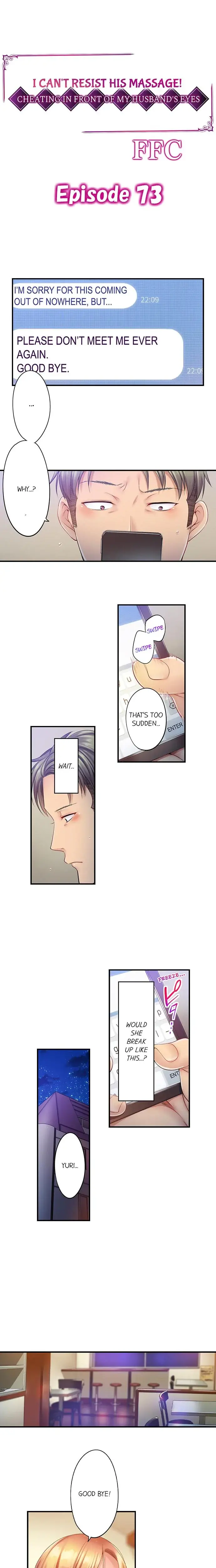 I Can T Resist His Massage Cheating In Front Of My Husbands Eyes Chapter 73 - Page 1