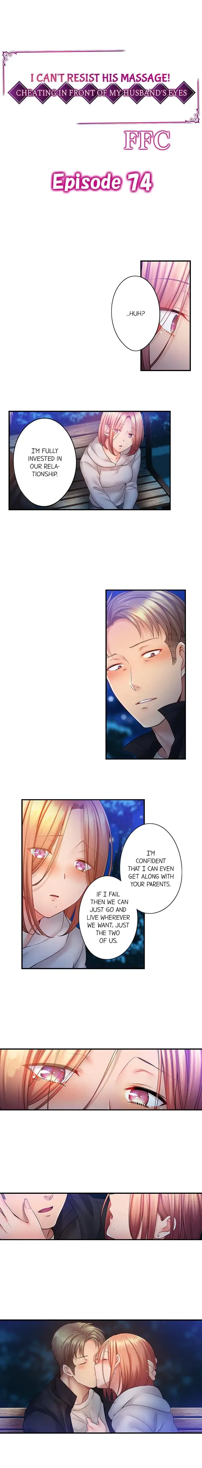 I Can T Resist His Massage Cheating In Front Of My Husbands Eyes Chapter 74 - Page 1