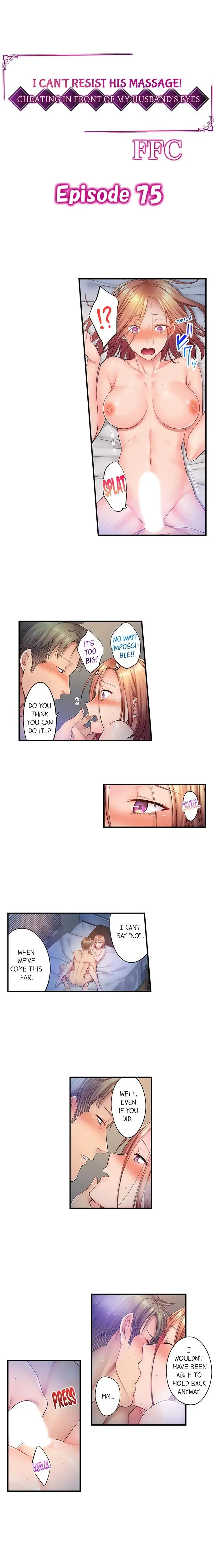 I Can T Resist His Massage Cheating In Front Of My Husbands Eyes Chapter 75 - Page 1