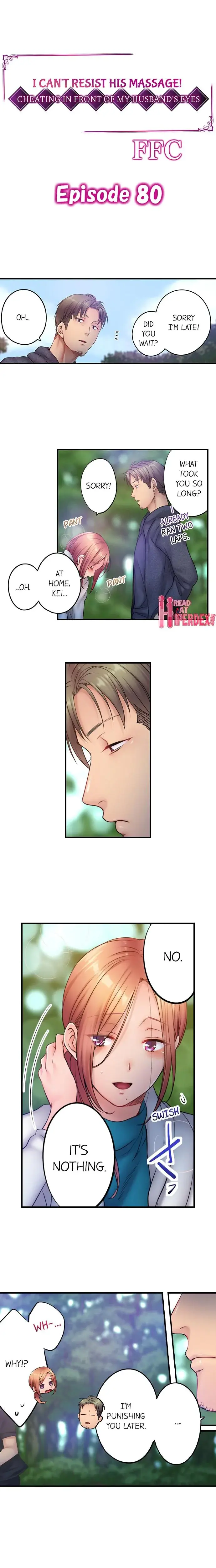 I Can T Resist His Massage Cheating In Front Of My Husbands Eyes Chapter 80 - Page 1