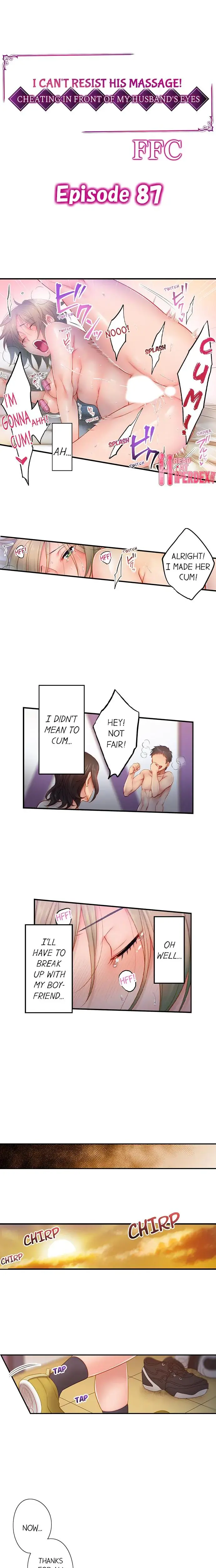 I Can T Resist His Massage Cheating In Front Of My Husbands Eyes Chapter 87 - Page 1