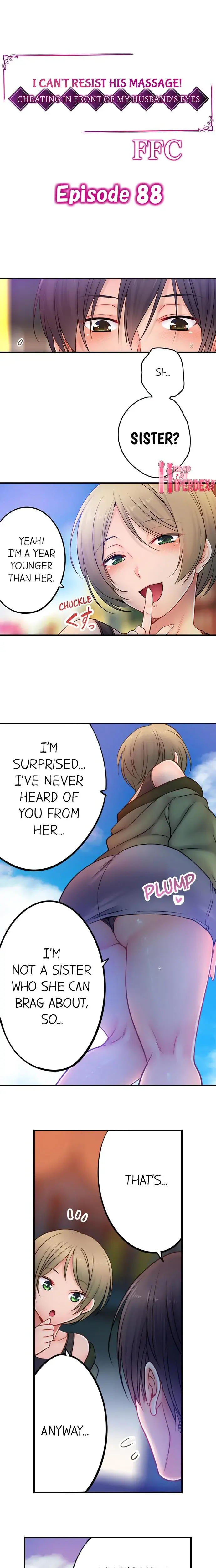 I Can T Resist His Massage Cheating In Front Of My Husbands Eyes Chapter 88 - Page 1
