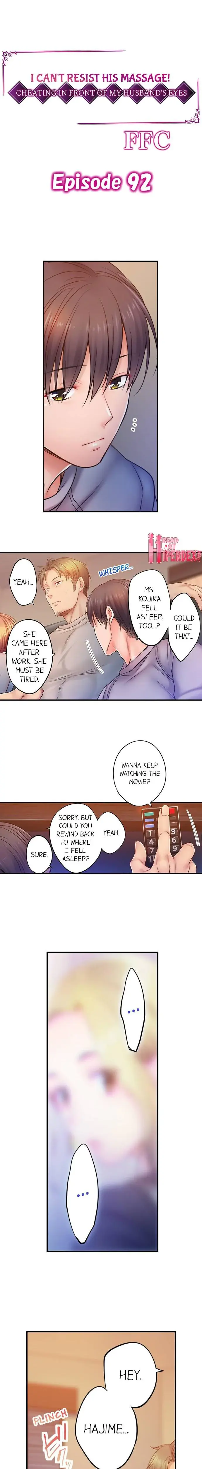 I Can T Resist His Massage Cheating In Front Of My Husbands Eyes Chapter 92 - Page 1