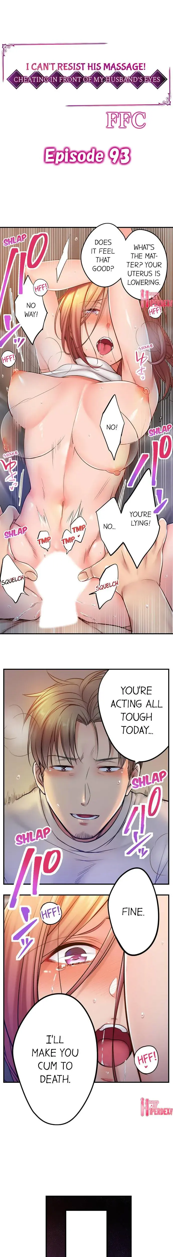 I Can T Resist His Massage Cheating In Front Of My Husbands Eyes Chapter 93 - Page 1