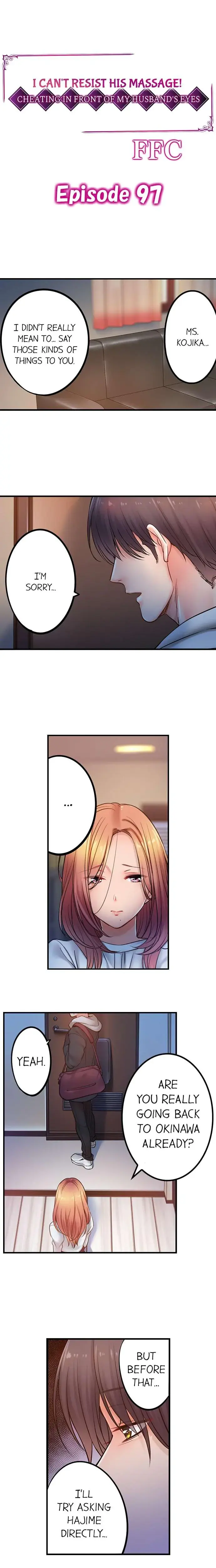 I Can T Resist His Massage Cheating In Front Of My Husbands Eyes Chapter 97 - Page 1