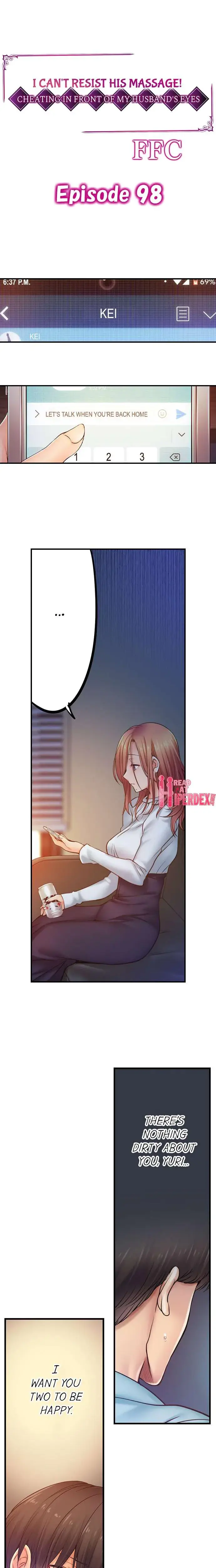 I Can T Resist His Massage Cheating In Front Of My Husbands Eyes Chapter 98 - Page 1