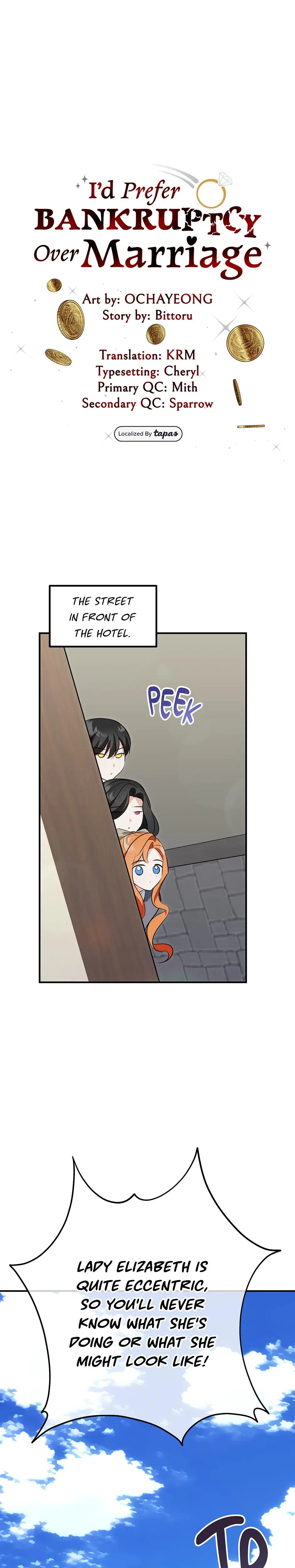 I D Prefer Bankruptcy Over Marriage Chapter 20 - Page 1