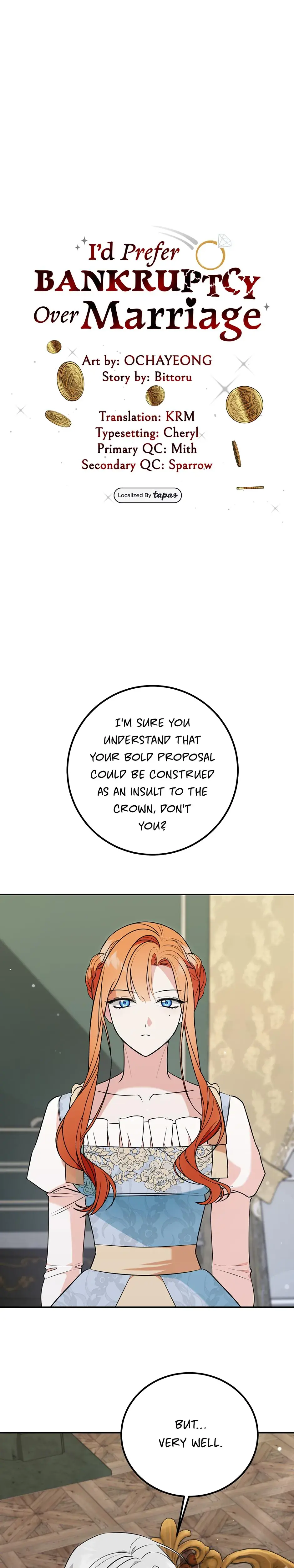 I D Prefer Bankruptcy Over Marriage Chapter 26 - Page 1