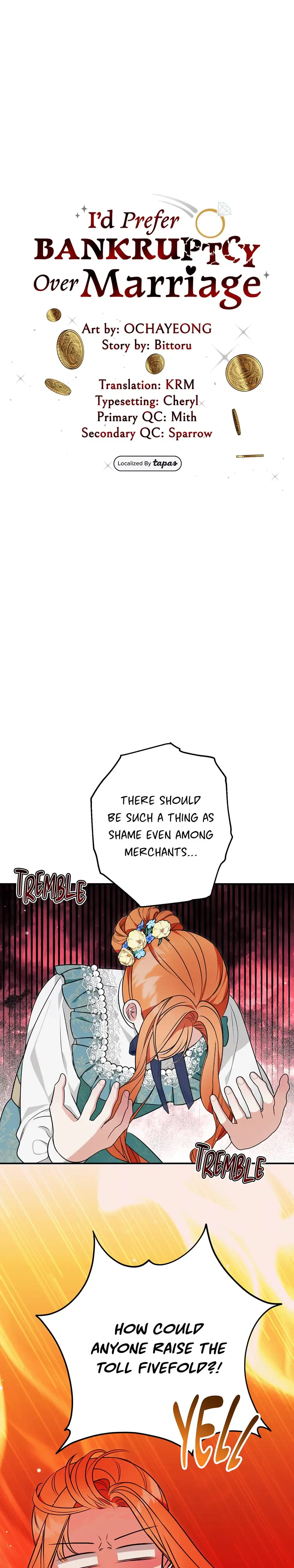 I D Prefer Bankruptcy Over Marriage Chapter 30 - Page 1