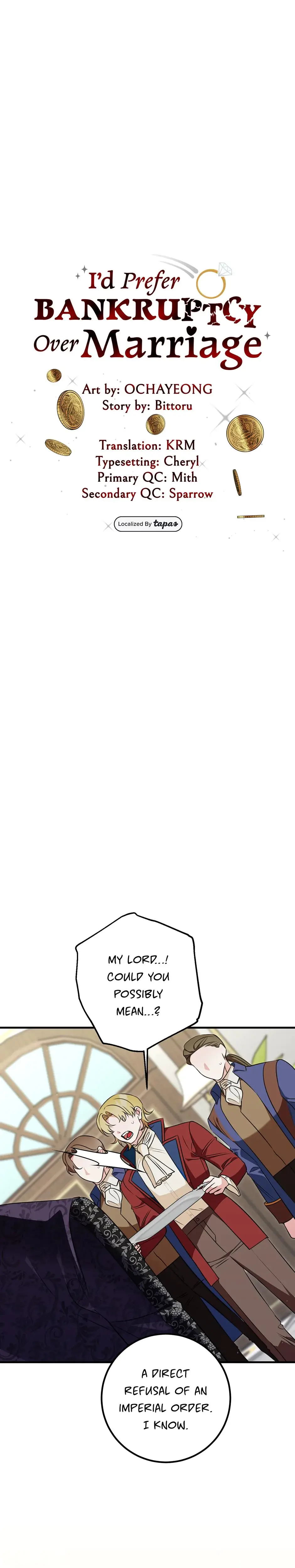 I D Prefer Bankruptcy Over Marriage Chapter 40 - Page 1