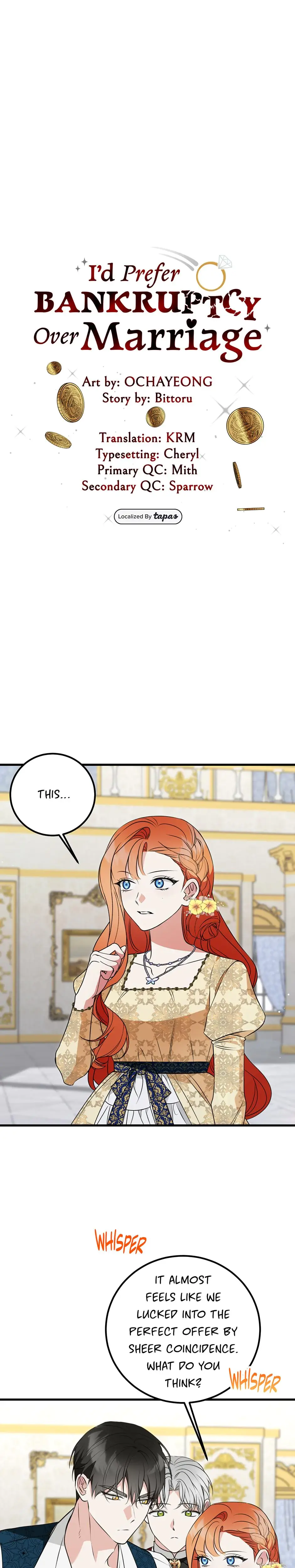 I D Prefer Bankruptcy Over Marriage Chapter 44 - Page 1