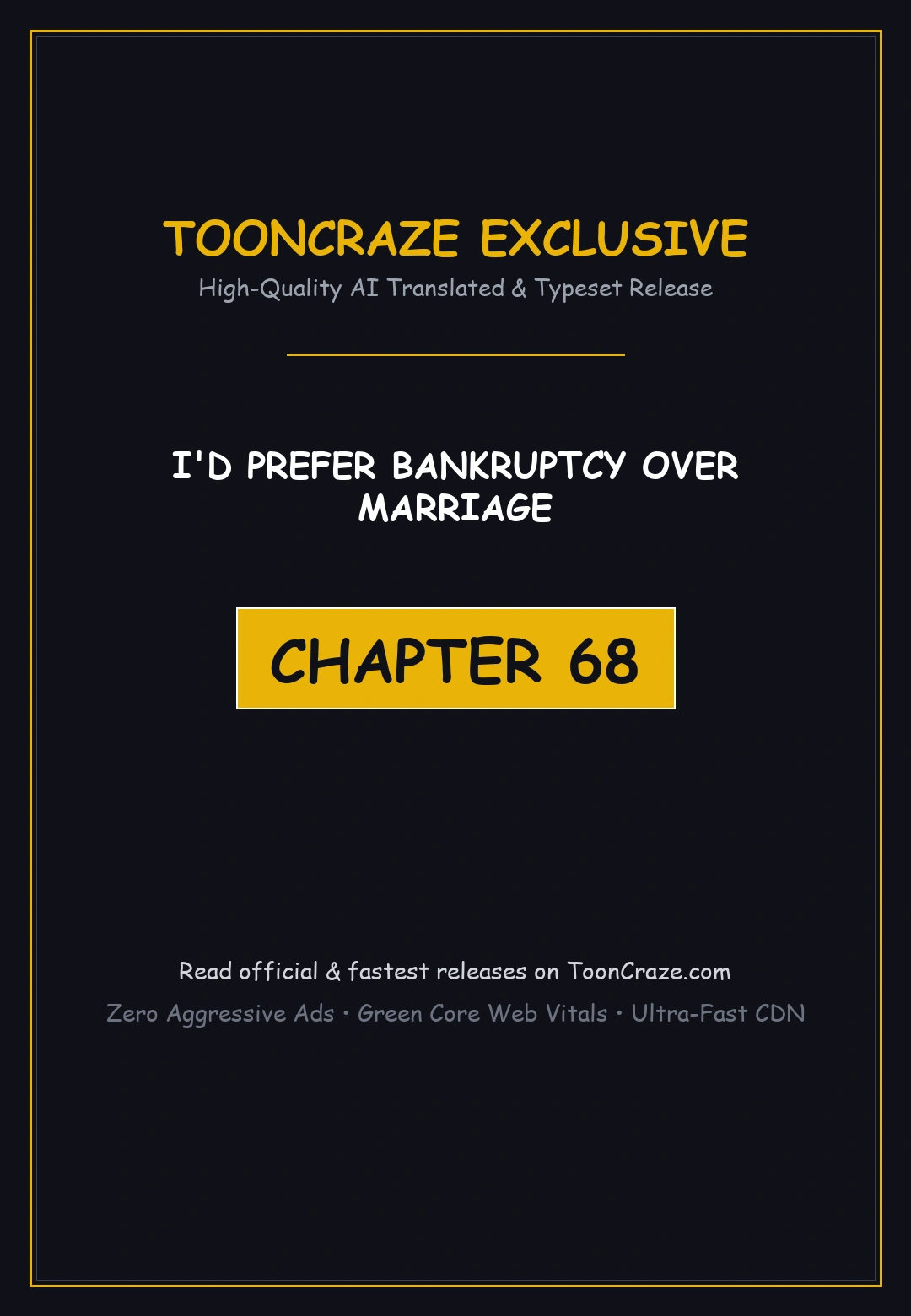 I D Prefer Bankruptcy Over Marriage Chapter 68 - Page 1