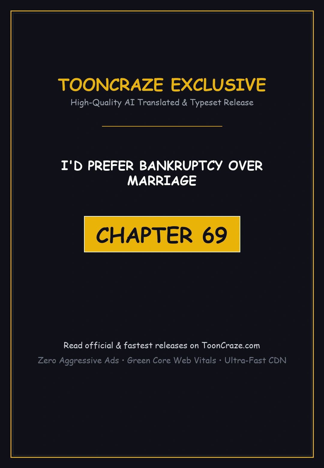 I D Prefer Bankruptcy Over Marriage Chapter 69 - Page 1
